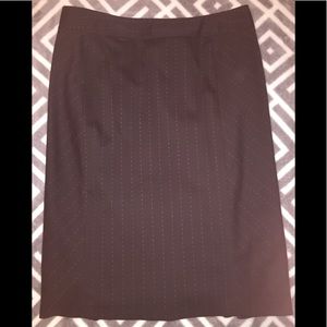 Express Pink Striped Skirt